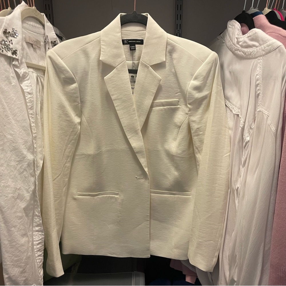 INC International Concepts INC Oversized Blazer - Picture 6 of 7